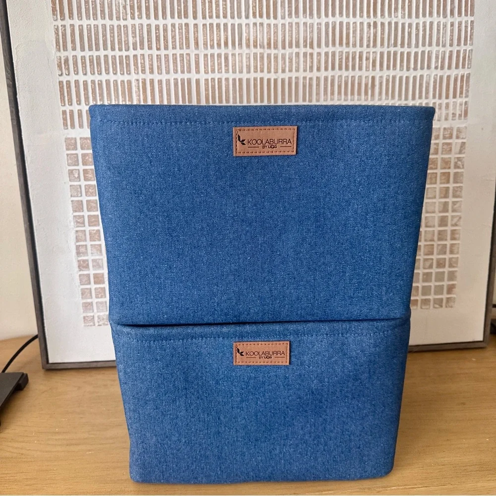 UGG Koolaburra Denim Blue Organizers (Set of 2)